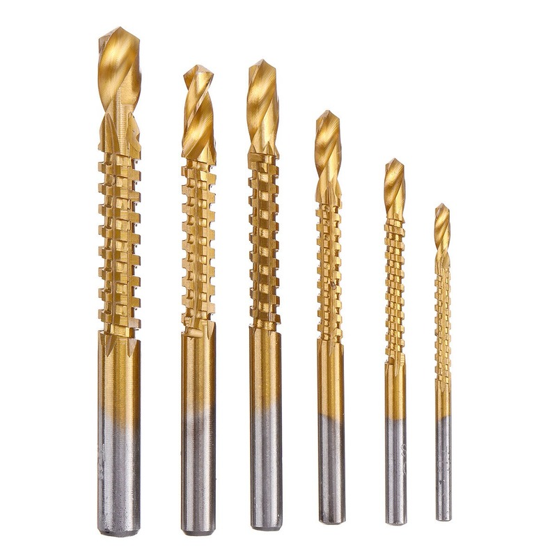JUSTINLAU Cobalt Drill Bit Set Spiral Screw Metric Composite Tap Drill Bit Twist drill bit set for Electric Drills Bench Drills