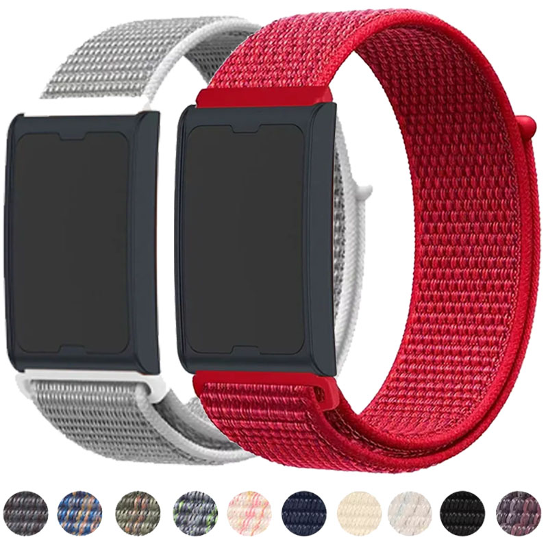 22mm 20mm Nylon Braid Strap For Helio/Active Max/Bip 6/Balance 2 Flag Style Watchband For Active 3 2 Accessories