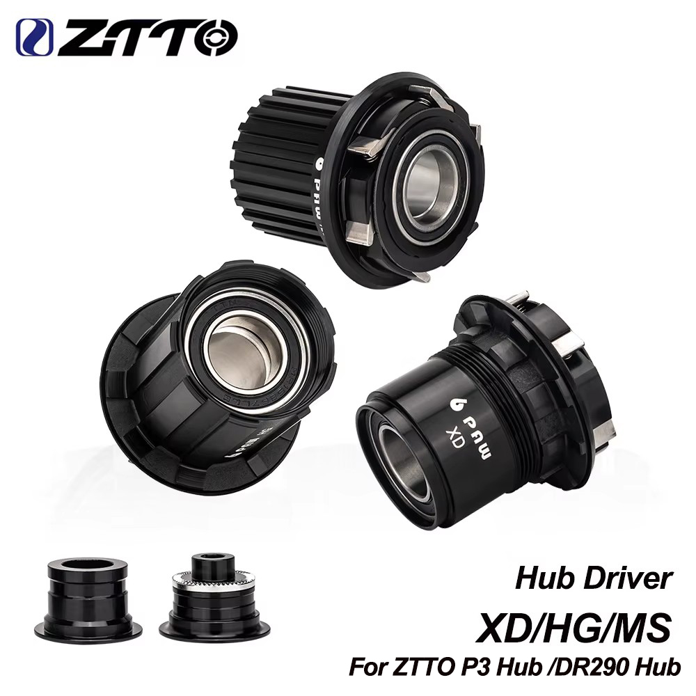 ZTTO MTB P3 Hub Driver P3 Wheelset Freehub Body DR290 Hub Driver XD HG MS Hub Body 6 Pawls System 135x10 QR 142x12 Thru Axle