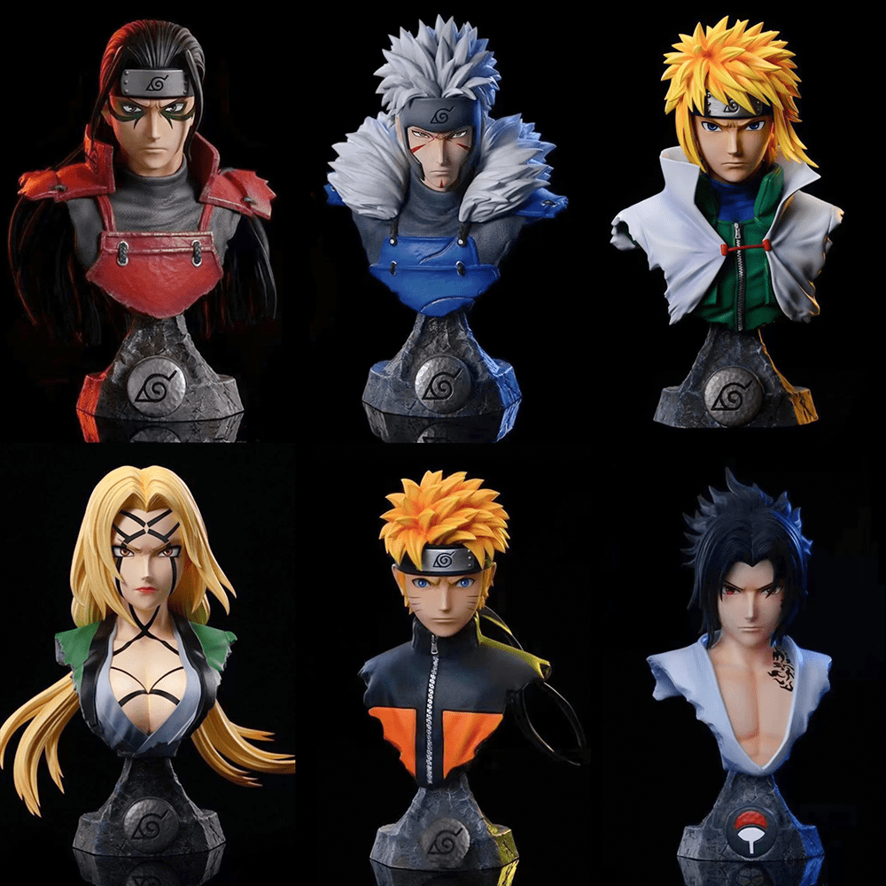 Naruto Hokage 1/2/4/5/7 Sasuke Model Statue Anime Peripherals Home Car Ornaments Small