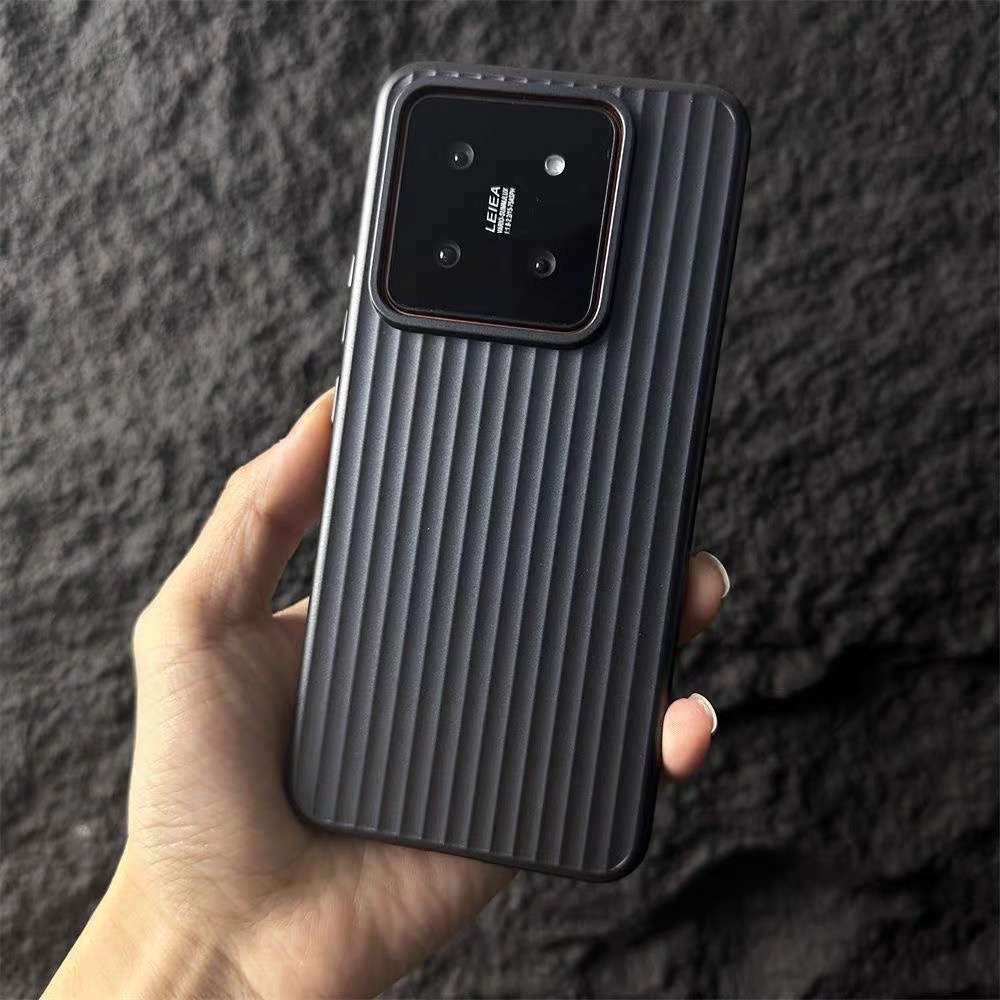 Origianl AG Matte Stripes Translucent Hard Armor Case For 14 13 Pro Ultra 14Pro Luxury Camera Protection Plastic Cover