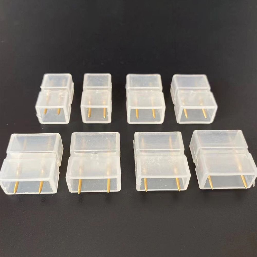 Durable Copper RGB Connector Gold 6mm 7mm 8mm 9mm 10mm LED Strip Connector 2 Pin 3Pin Terminals Connector LED Strip