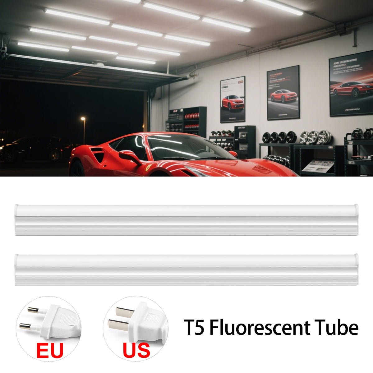 T5 LED Tube Energy Efficient 15W 50CM LED Light Fluorescent Bulb Replacement AC85V - 265V Indoor Decor Lighting No/EU/US Plug