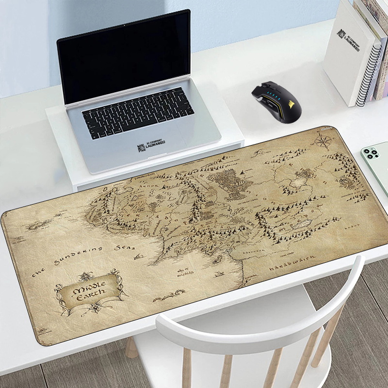 Gamer Mousepad Gaming Pc Cabinet Mouse Pad Large Mouse Mat Natural L-Lord of the R-Rings Desk Mats Mouse Pad XXL Carpet