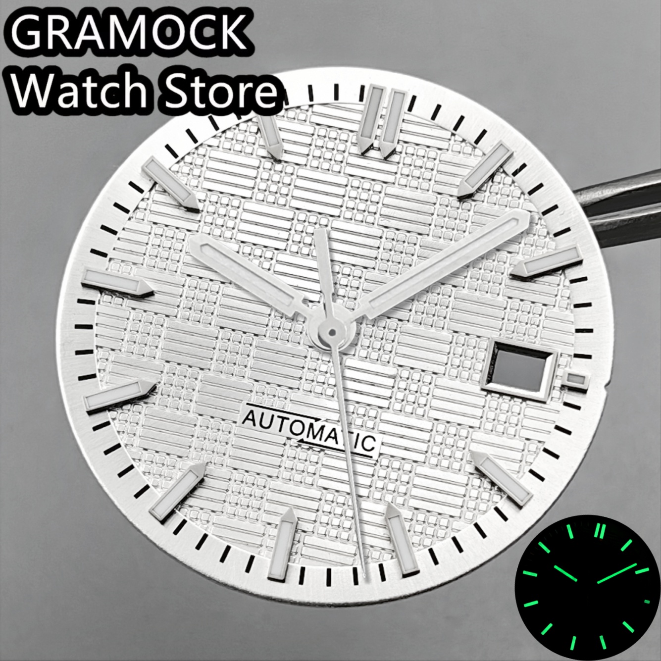 GRAMOCK 31mm Luminous Dial For Engineer Watch Dial Part Hand Set For NH35 NH36 NH38 NH39 NH70 NH72 Movement Watch Modified Parts