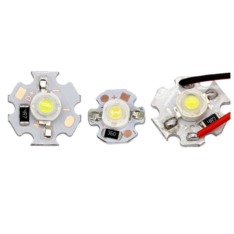 5/10Pcs 16mm 20mm LED Lamp Boards 1W 3W Single Color 5V 12V Warm Neutral White Spotlights Downlights Sunset Lights