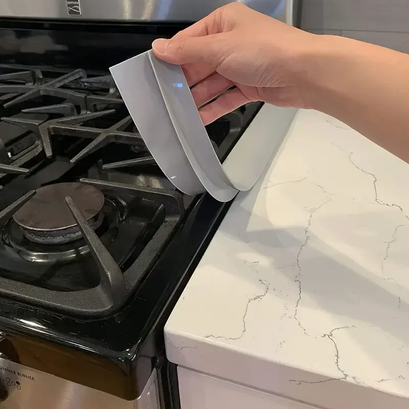 1/2 PCS silicone sealing strip, high temperature resistant gap strip for stove. Water, oil, and dust blocking strips