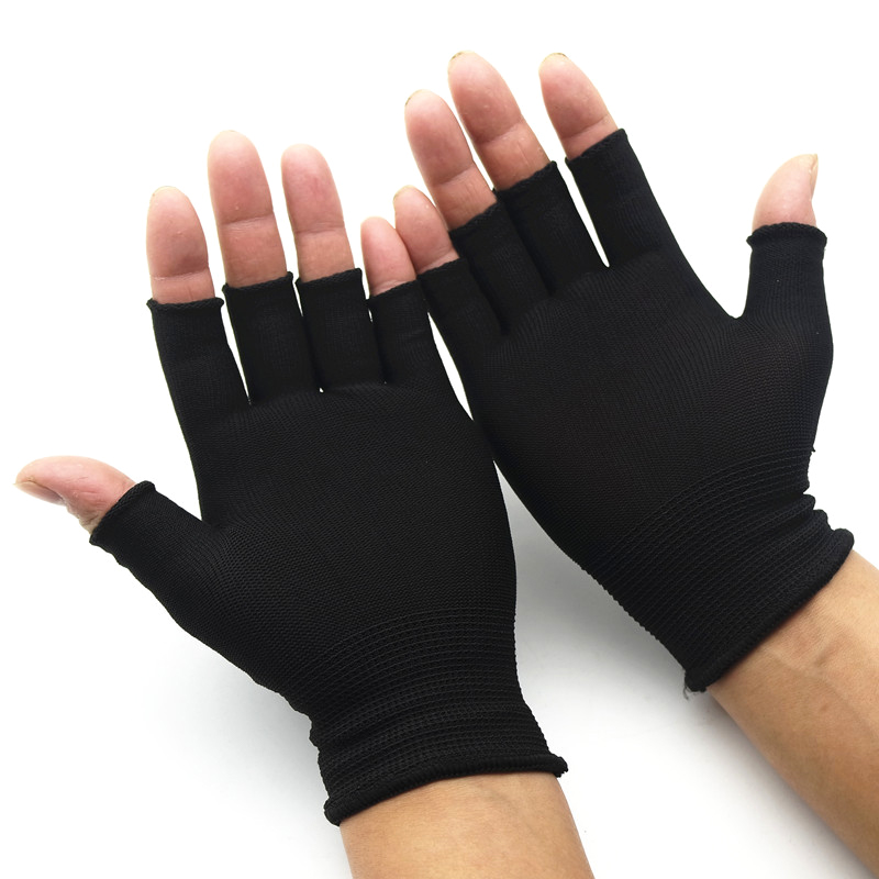 Half Finger Fingerless Gloves Thin Section Cycling Fishing Non-slip Sunscreen Gloves Unisex Driving Touch Screen Half Finge