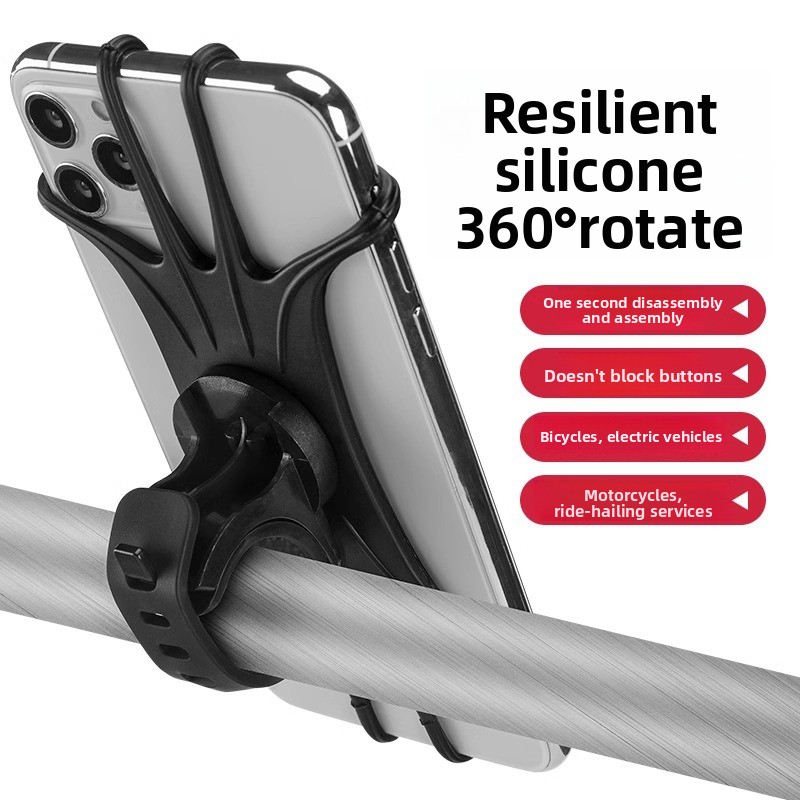 For Bike Phone Holder Bicycle Mobile Cellphone Holder Motorcycle Suporte Celular Universal Large Screen Mobile Phone