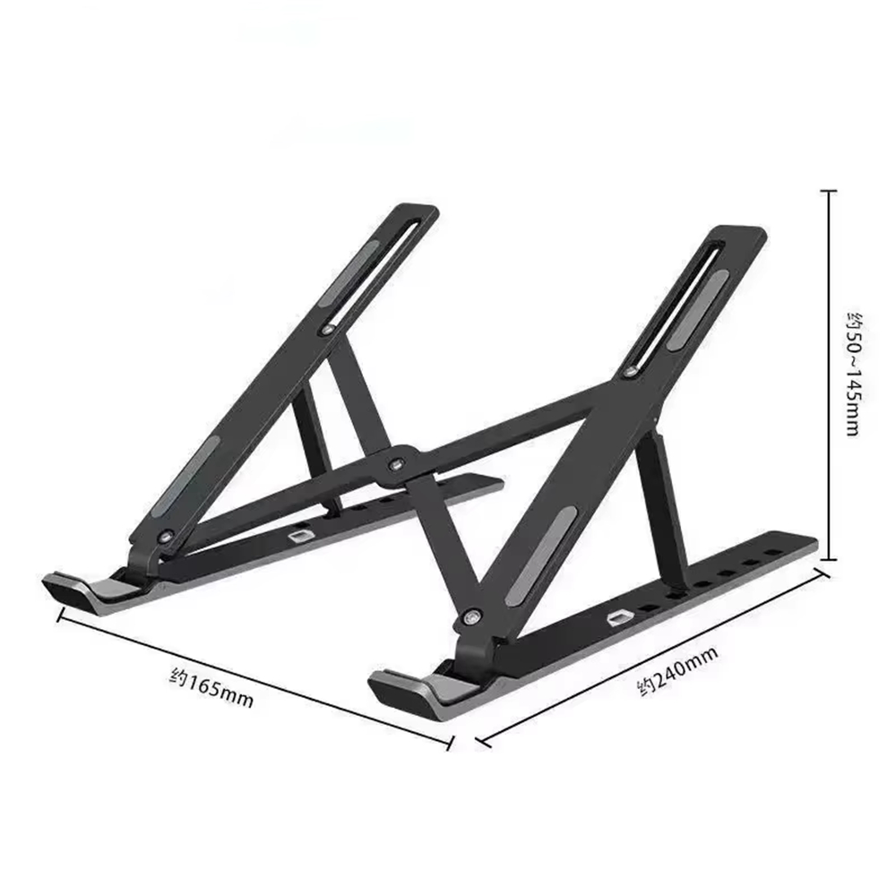ABS Foldable Laptop Stand Cooling Notebook Bracket Adjustable Laptop Support Base Holder Laptop Tablet Accessories Stands