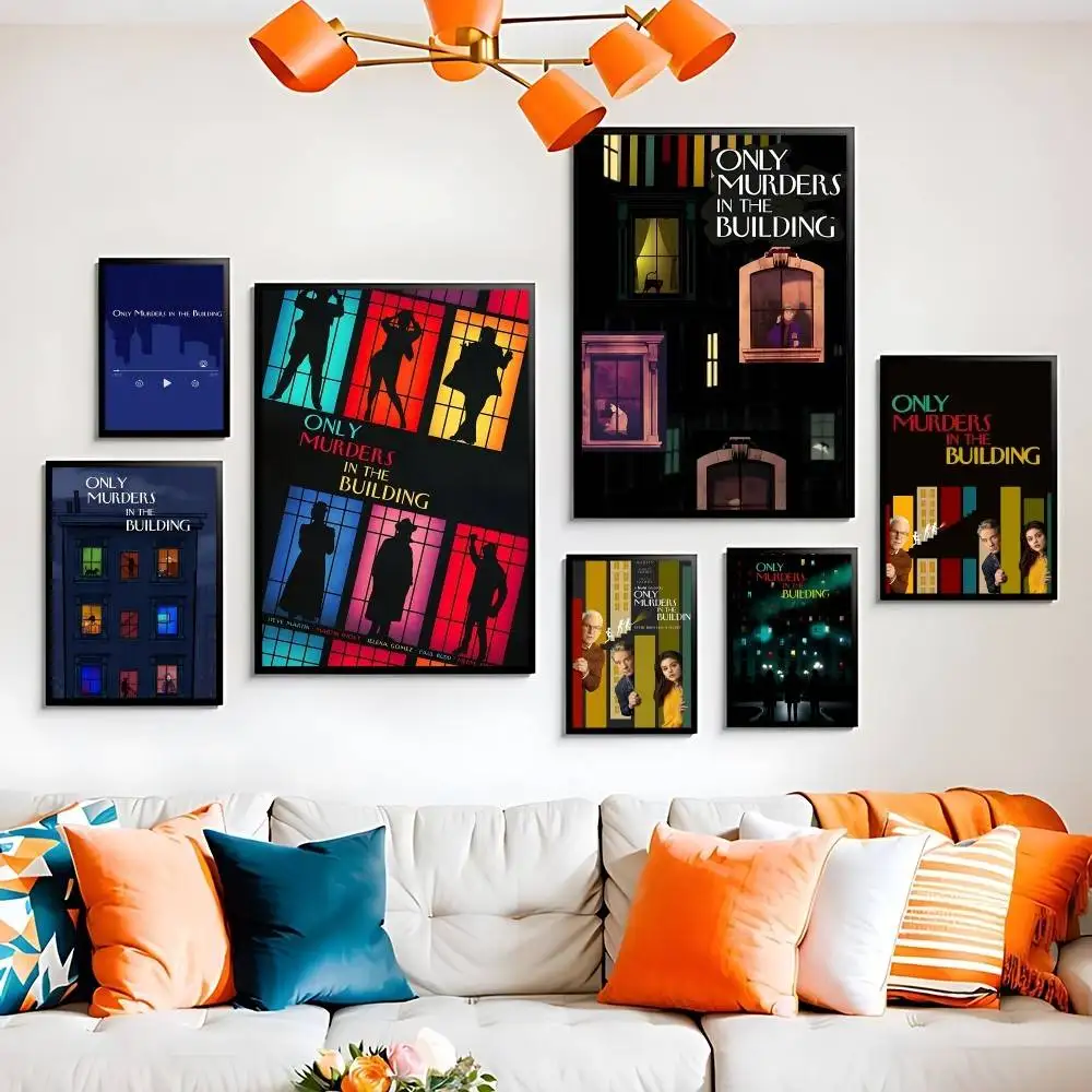 Funny TV Only M-Murders In The B-Building High Quality Print Poster Waterproof Wall Art For Living Bedroom Retro Room Decor Gift