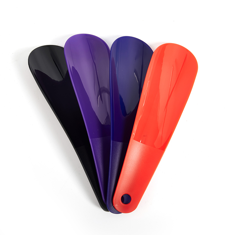 （Summer6）1 Pc Plastic Light Shoehorn Lazy Shoe Helper Long Handle Shoes Lifter Shoehorn