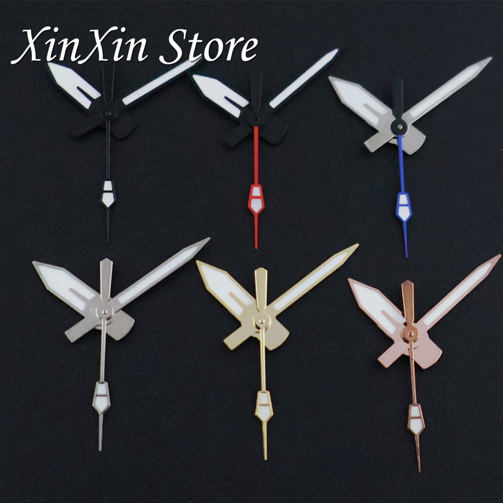 C3 Luminous Watches Pointers Replacement Accessory Parts Fits For NH35 4R35 4R36 7S Automatic Movement Watch Hands
