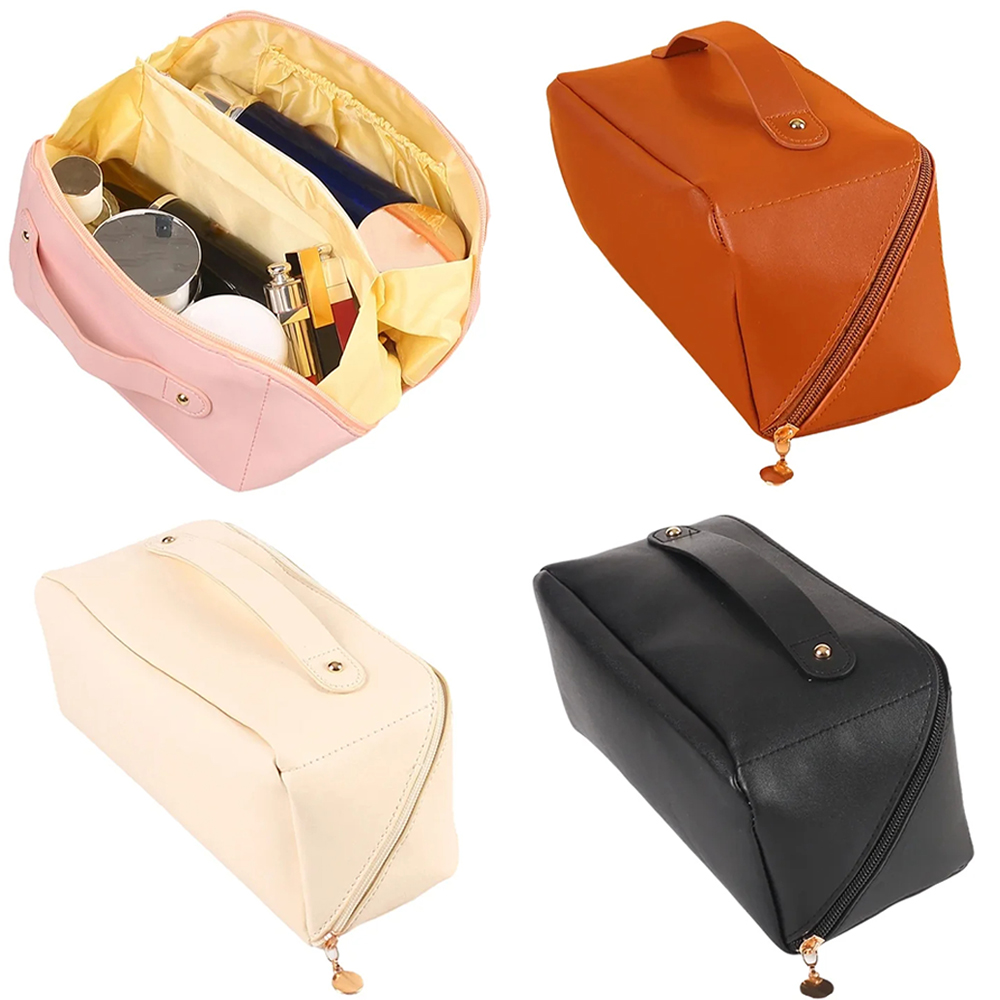 Portable Large-Capacity Makeup Bag Travel Cosmetic Bag Washbag Travel Essentials Toiletries Organizer Case