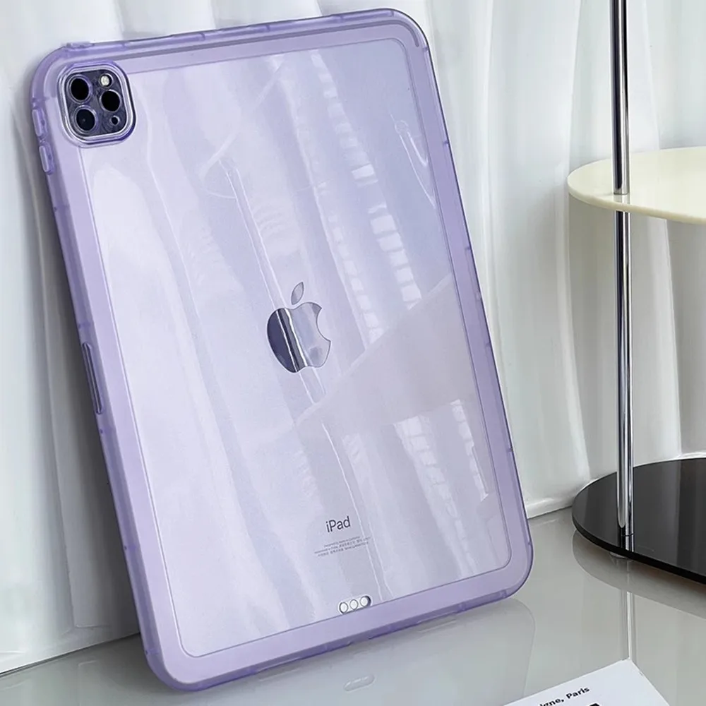 Transparent Case for New IPad Pro M5 11/13" Air M3 Air 6 5 4 M2 Pro11 M4 TPU Soft Funda for IPad A16 11/10th Mini7 A17Pro Cover
