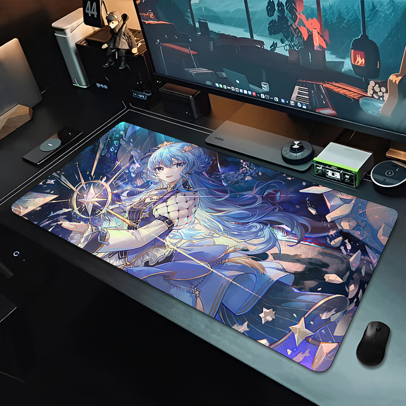 Hoshimati Suisei Mousepad Computer Game Mouse Pad Gaming Accessories Large Printing Deskmat Keyboard Pad PC carpet HD Mausepad