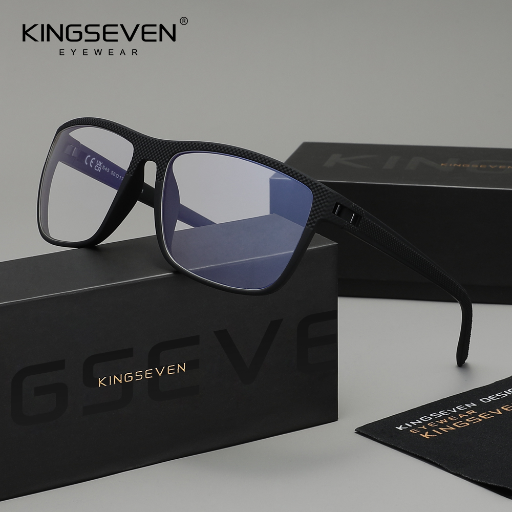 KINGSEVEN 99％ Anti-Blue Ray Glasses Men/Women Computer Blue Light Blocking Eyeglasses