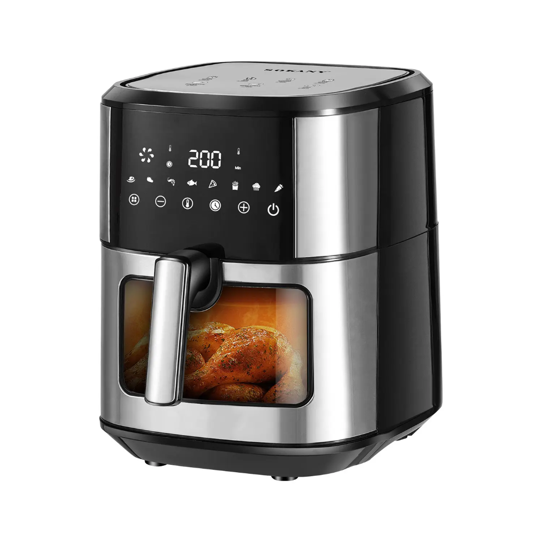 Sokany SK-10042 Digital Air Fryer | 8.5L Large Capacity | 1800W Power | Smart Touchscreen | Viewing Window | Oil-Free Healthy Air Fryer
