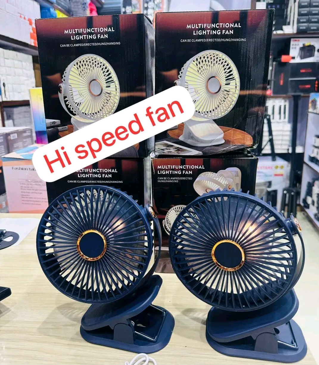 High Speed Portable Fan - Powerful & Quiet Cooling Fan