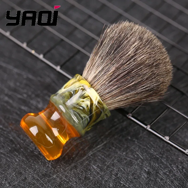 2026 Hot sale！YAQI 22MM Sagrada Familia 100% Pure Badger Hair Resin Handle Men Wet Shave Brushes