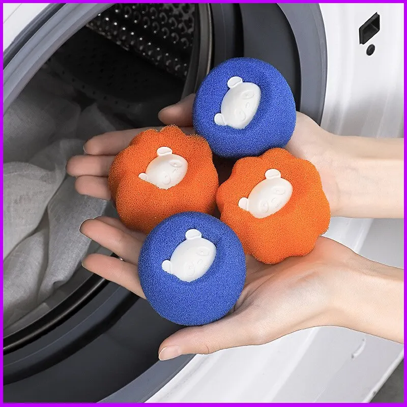 Laundry Pet Hair Filter Balls Lint Remover Washing Floating Ball Reusable Nylon Balls for Dogs Cats Hair Lint Catcher