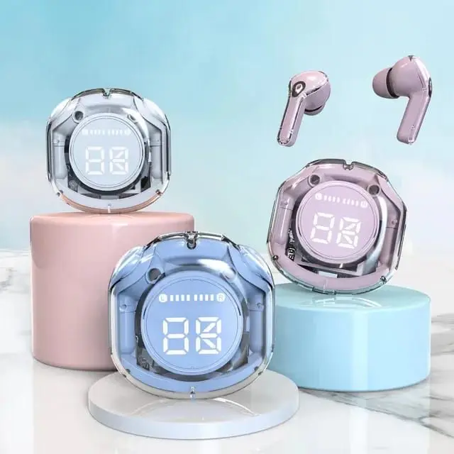 Bluetooth Ultra pods Earbuds Touch Control, LED Digital Display