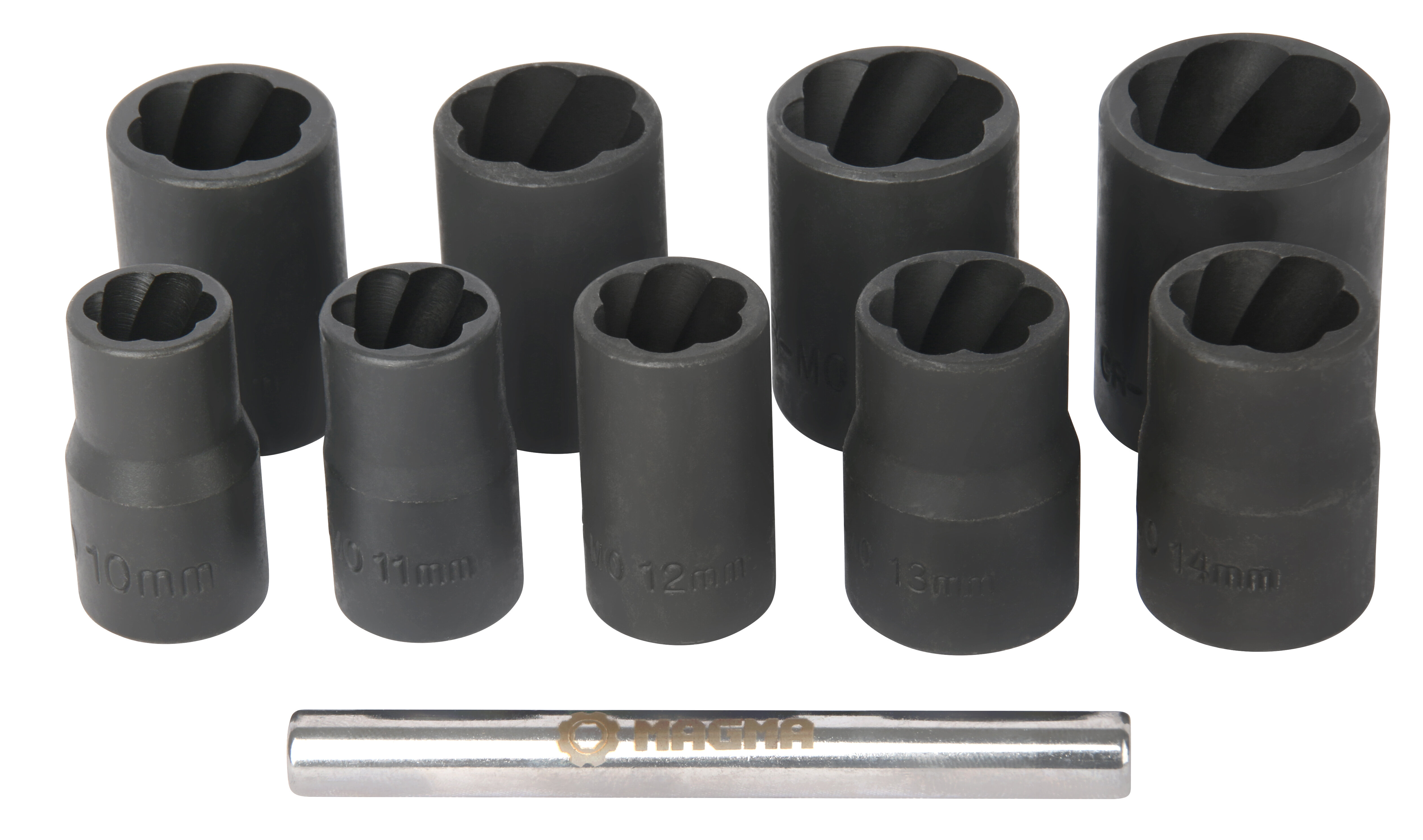 auto tools 10 PCS 3/8" Drive Twist Extractor Socket Set MG50927A