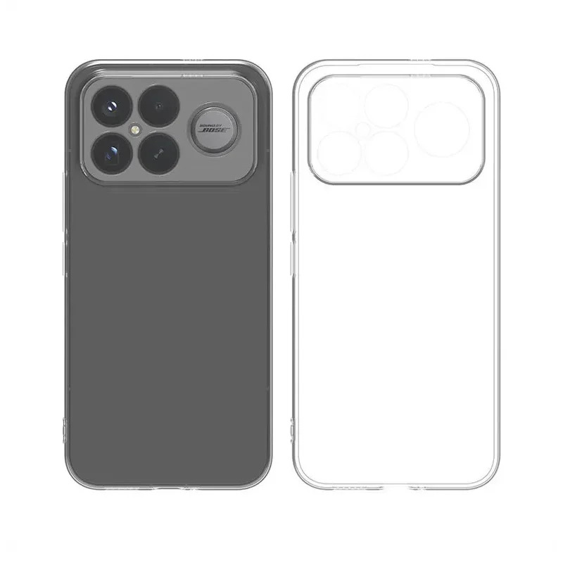 For Xiaomi Poco F8 Pro Ultra Little PocoF8Pro PocoF8Ultra 5G Simple Slim Soft TPU Clear Transparent Phone Cases Cover Funda Capa