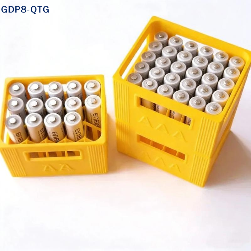 NEW 1Pcs Large Capacity 30/20 Compartments Durable Plastic Organizer 3D Printed AAA/AA Battery Storage Box For Home Decoration