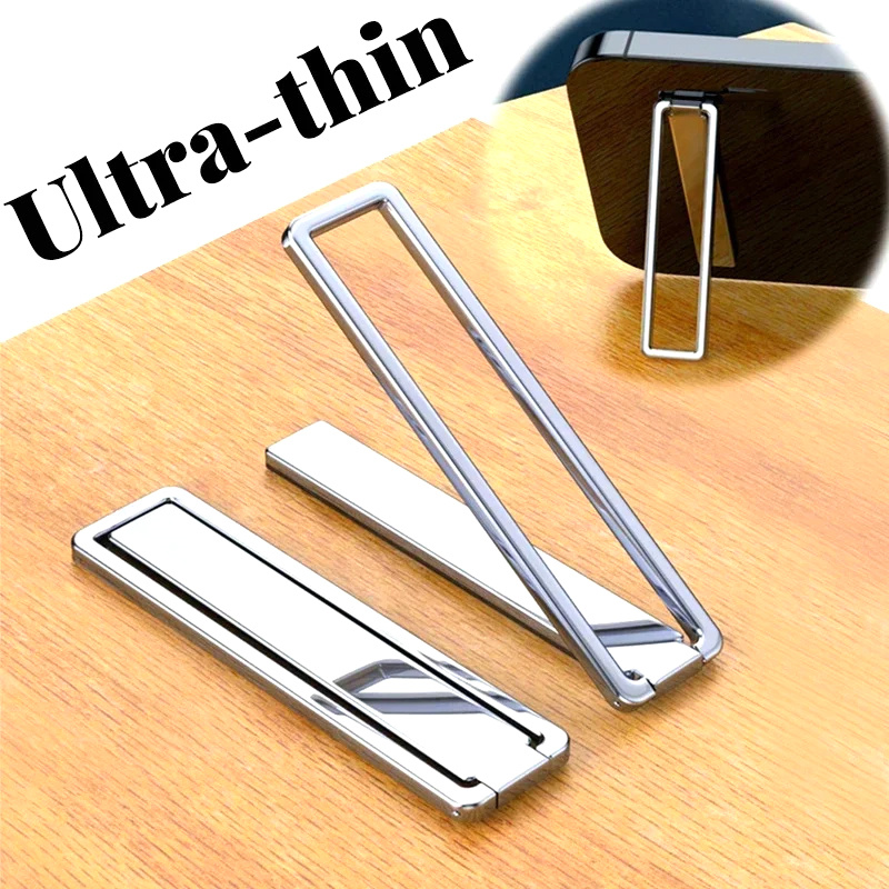 Universal Mini Folding Mobile Phone Kickstand Self-adhesive Ultra Thin Tablet Stand Mount For Smart Phone Holder