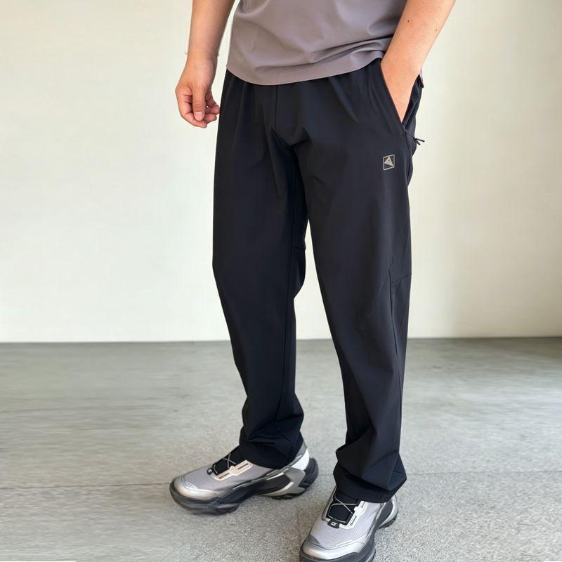 Men's Summer Quick‑Dry Sports Pants, Cool‑Feeling Straight‑Leg Trousers with Elastic Waist