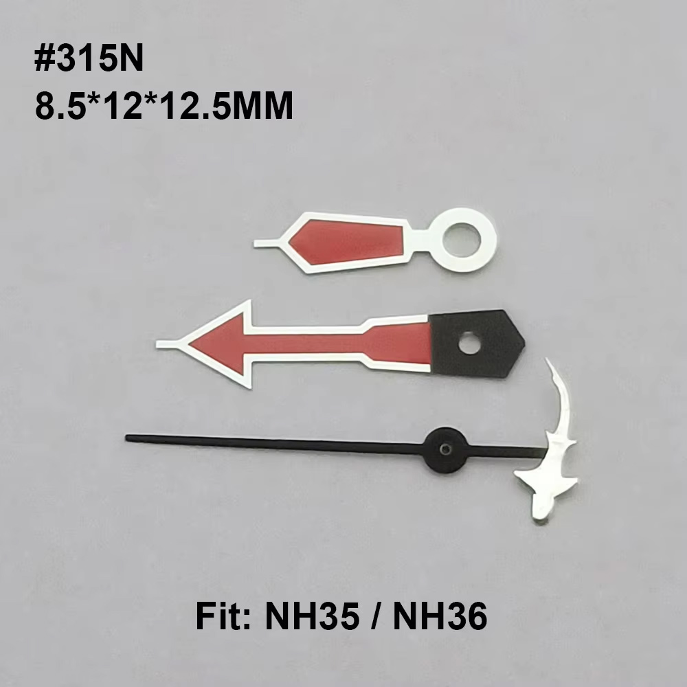 Green Luminous Watch Hands Fit NH35 NH36 Automatic Movement Watches Accessories Parts
