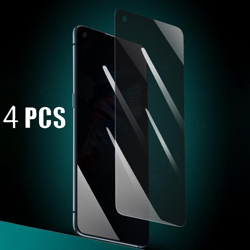 4PCS Anti Spy Glass on Realme GT 5G 2 Pro Master Neo 2 3 3T HD Glass Toughed Film For Realme 8 8i 9 10 Pro Plus C30 Glass