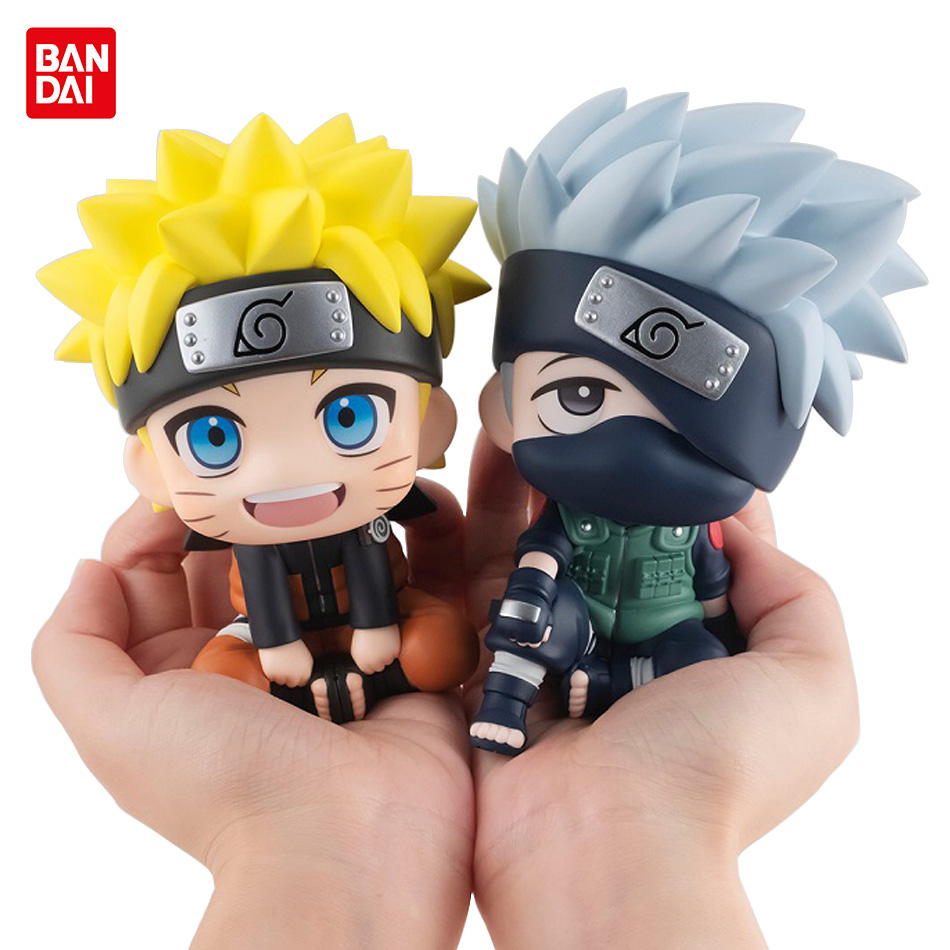 10cm Naruto Anime Figure Uzumaki Naruto Kakashi Uchiha Sasuke Itachi Cute Toys Q Figurals PVC Model children
