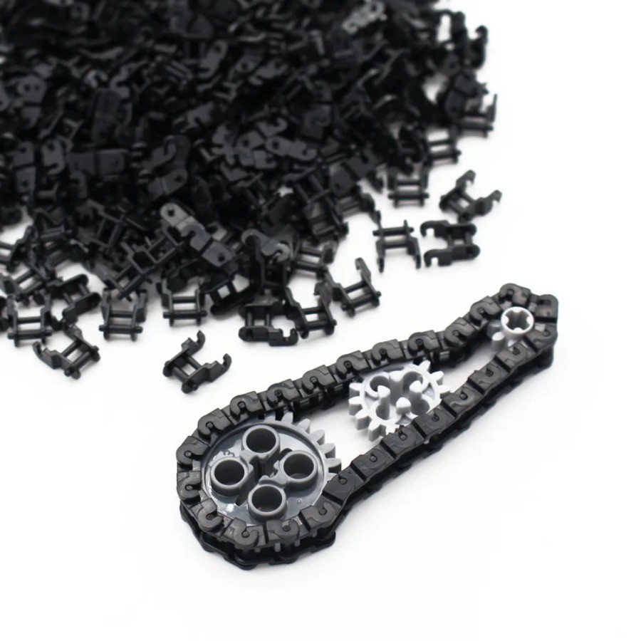 Link Chain Bricks Technical Parts 3711 14696 for MOC Building Blocks Gear Tank Track Tread Motorcycle Train Children Toys