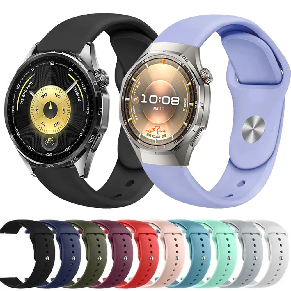 18mm Silicone Strap for Watch GT6 41mm/GT5 GT4 41mm Sports Comfortable Breathable Wristband Watch GT5 Pro 42mm