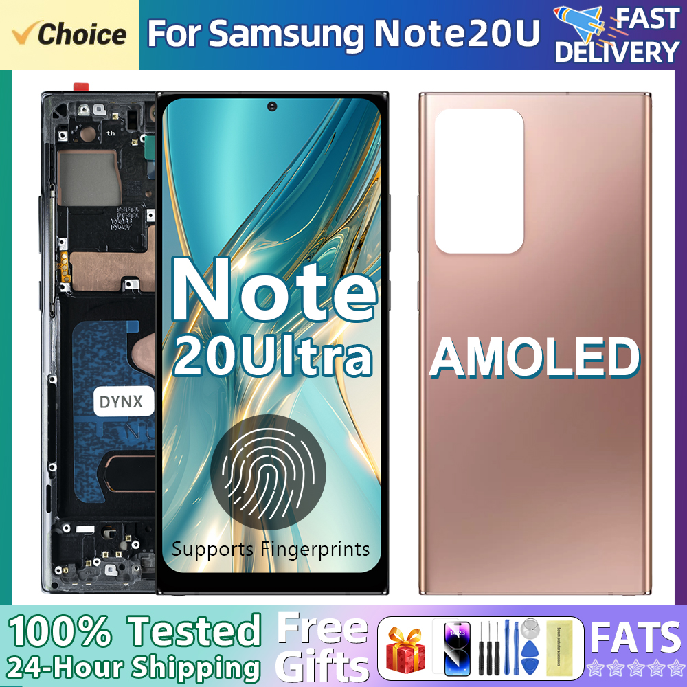 New 100% ested 6.9" OLED LCD For Samsung Galaxy Note 20 Ultra N986B N986U N985 N985F SM-N986F LCD Display Touch Screen Panel