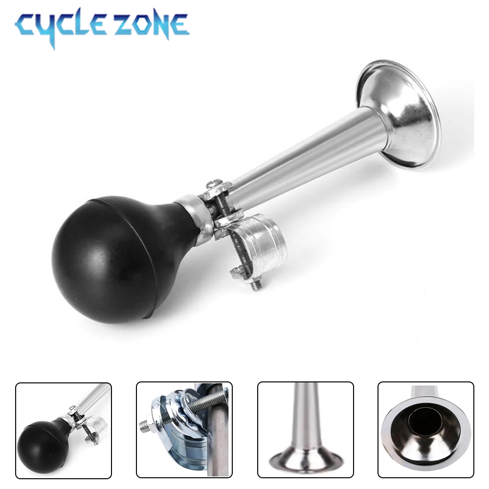 Bike Loud Air Horn Retro Metal Handlebar Bell Safety Riding Horns for Road MTB Children Bicycles Golf Cart Cycling Accessories