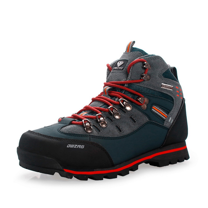 Men Hiking Shoes Waterproof Leather Shoes Climbing & Fishing Shoes New Popular Outdoor Shoes Men High Top Winter Boots