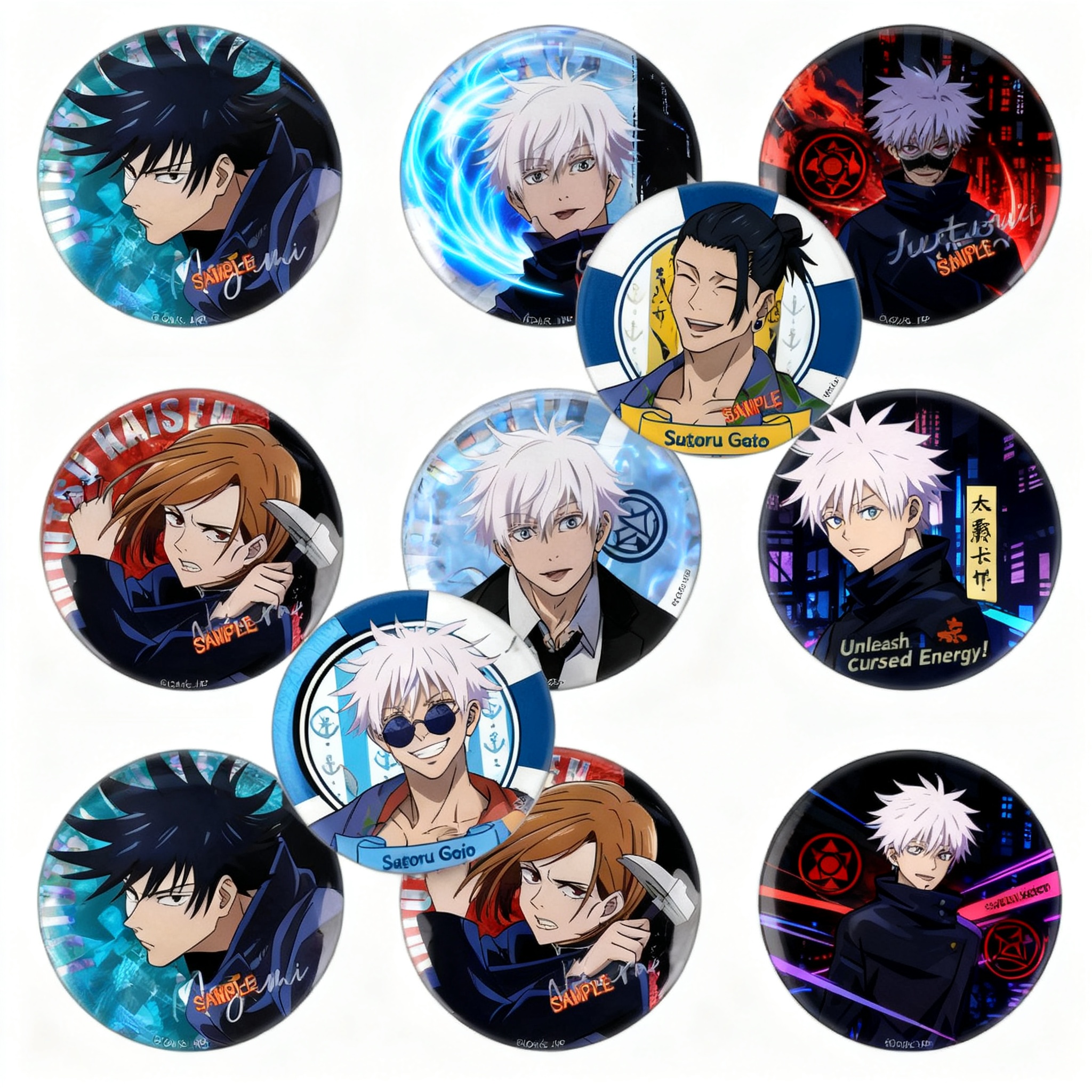 Jujutsu Kaisen Badge Third Wave Satoru Gojo Pin Anime Merchandise Premium Supply High Quality New 371 408 Collection