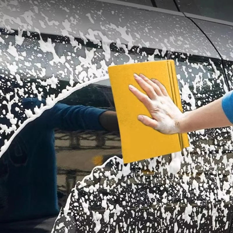 16/8 Pcs Ultra Absorbent Cleaning Shammy Reusable Kitchen Wipe Rags Household Bathroom Car Cleaning Towels Multi-Purpose