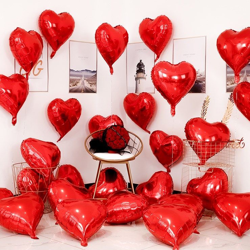 10Pcs Wedding Decoration Love Balloons Valentine's Day Couple Romantic Proposal DIY Birthday Party Ornament Balloon