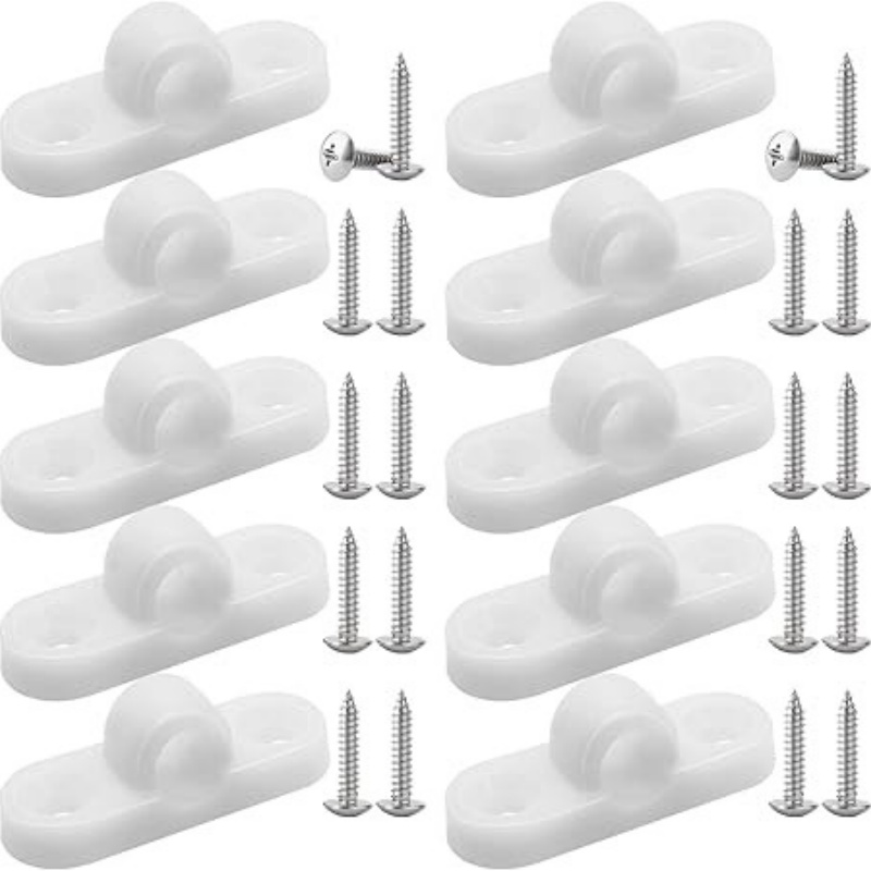 10pcs Portable Lightweight Horizontal Awning Mounting Pole Brackets for RV Awning Support Accessories for Caravans Awnings