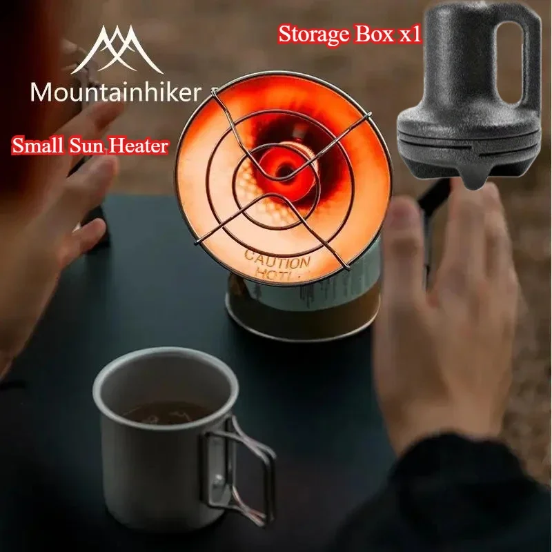 Mountainhiker Outdoor Camping Mini Portable Heating Stove Gas Small Sun Gas Tank Heater Camping Ice Fishing Winter Fishing