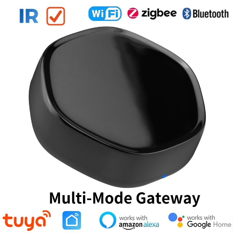 Tuya Multi-Mode Gateway Hub ZigBee Smart Home Wireless Bridge Bluetooth Mesh WiFi IR Remote Control for Alexa Smart Life