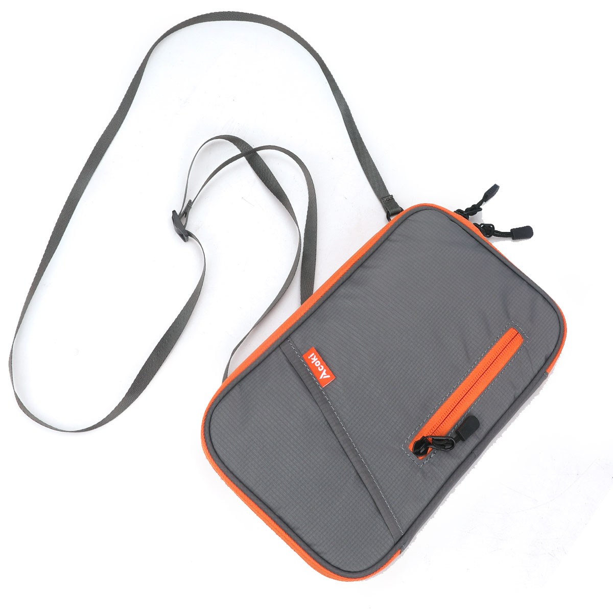 Portable neck hanging passport bag, document storage bag, travel bag, wallet