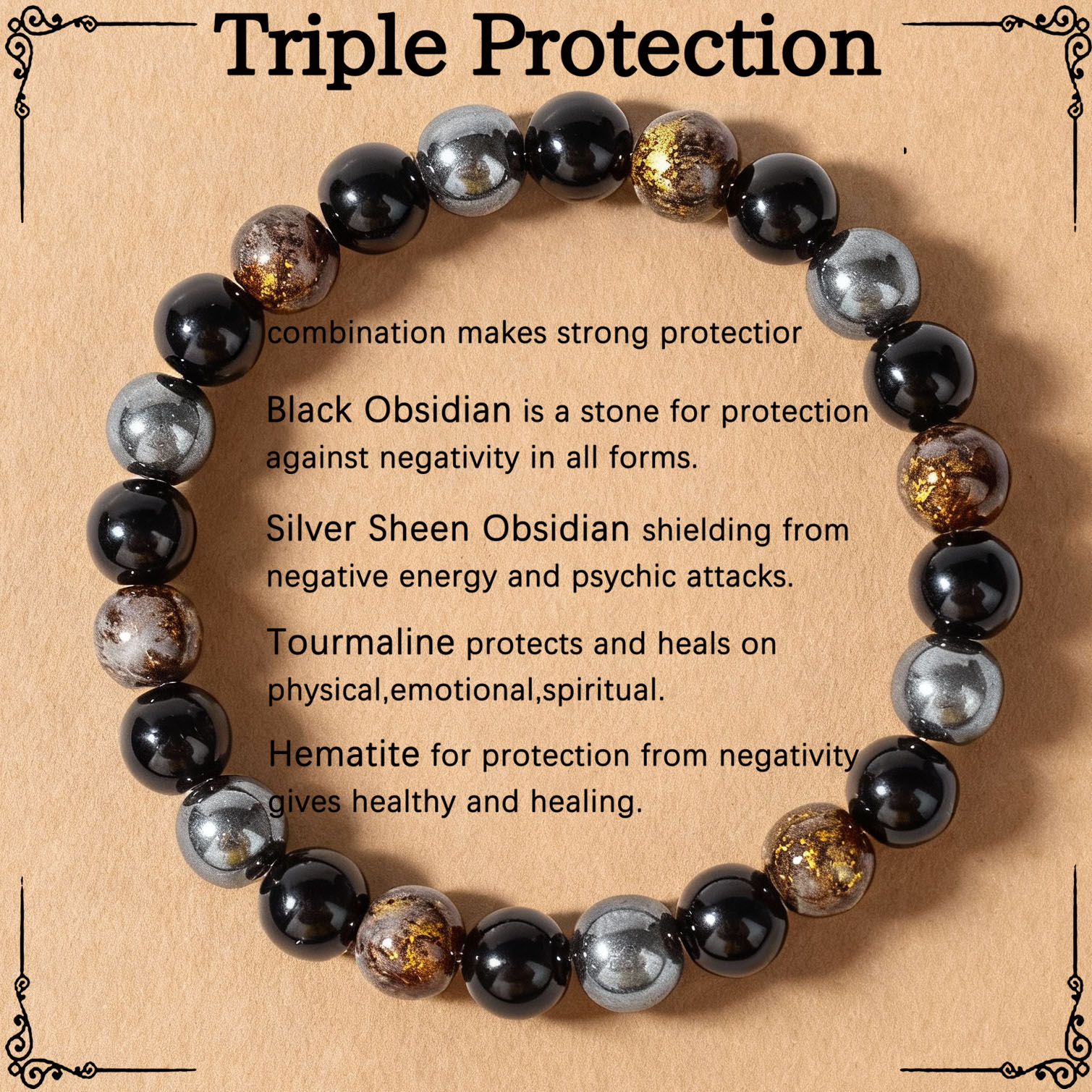 1pc classy summer jewellery Agate bracelets for husband daily Valentine's Day high quality natural stone beaded bracelet