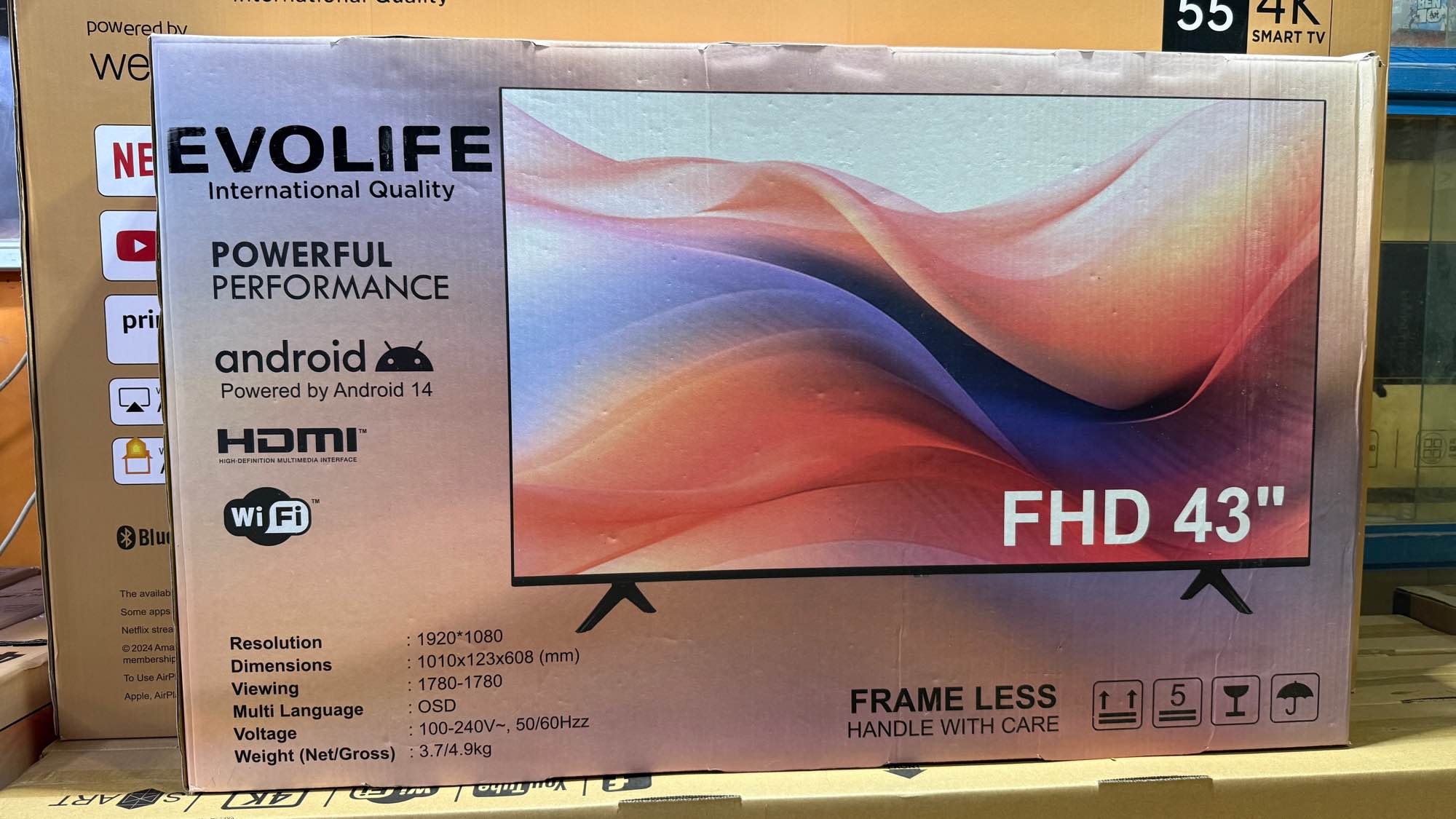 Evolife 43 inch Smart Tv