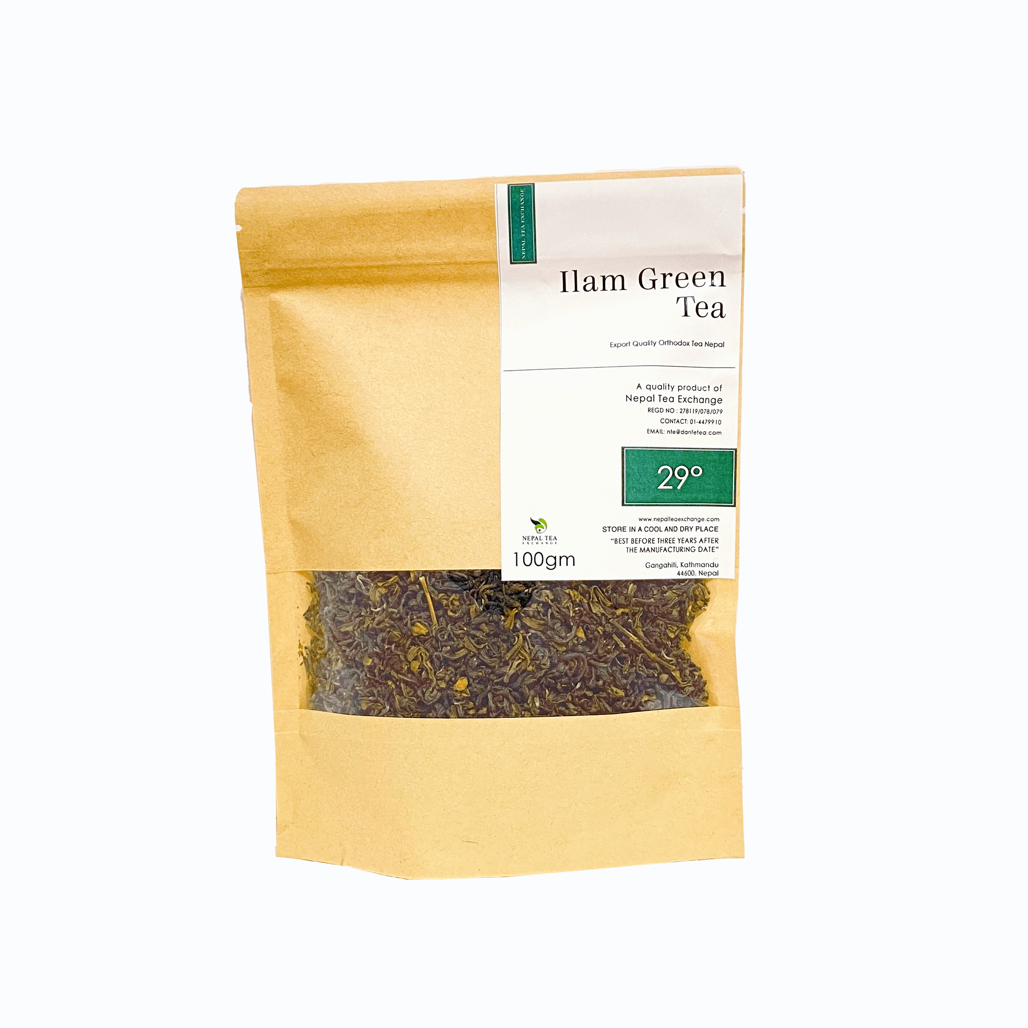Organic Ilam Green Tea For Metabolism Boost - Nepal Tea Exchange - 100gm