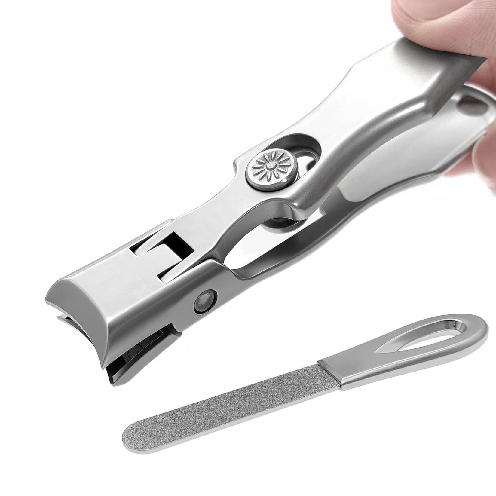 1/2pcs Durable Stainless Steel Nail Clippers Professional Heavy Duty Nail Clippers Set for Seniors Ultra German